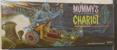 Polar Lights Mummy's Chariot 1995 Playing Mantis sin brillo reedición original Foto 1 de 3