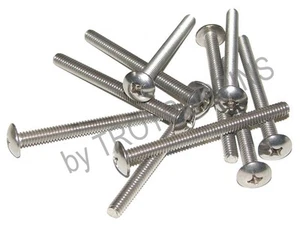 10-SS 1/4""-20 X 3"" PTH PTH PHILLIPS CABEZA MÁQUINA TORNILLO 18-8 ACERO INOXIDABLE - Imagen 1 de 1