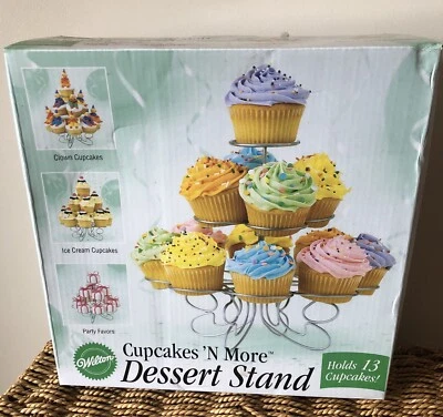 Wilton 3 Tier Cup Cake/ Desert Holder Stand Display Party Bake NEW FREE P&P - Image 1 of 4