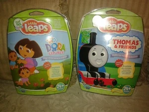NEW 2 Leap Frog Baby Little Leaps -Thomas & Friends and DORA the Explorer - Picture 1 of 4