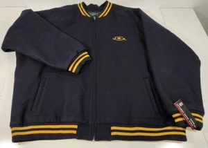 Ralph Lauren Polo Jeans 90's USA Wool Varsity Stadium Jacket Mens XXL Navy NWT - Picture 1 of 9