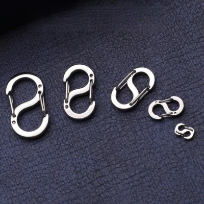 Double Opening Lobster Clasp Stainless Steel Necklace Bracelet Clasps Closures - image 1 of 4