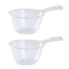 2pcs Long Handle Water Ladle for Bath, Kitchen, Garden & Tea Ceremony