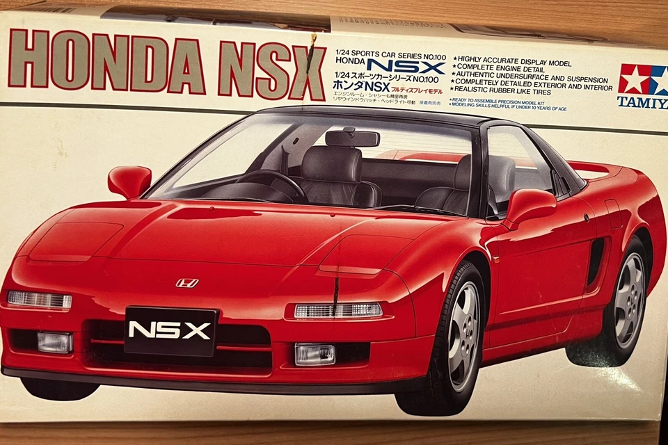 TAMIYA 1:24 Honda NSX Plastic Model Kit - Vintage - - Immagine 1 di 1