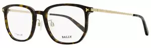Bally Rectangular Titanium Eyeglasses BY5069H 052 Dark Havana 54mm - Picture 1 of 3