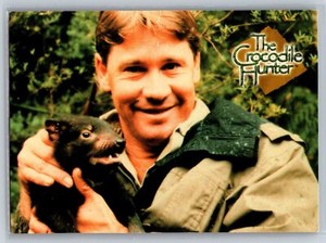 2002 Dart The Crocodile Hunter Steve Irwin Trading Card Tassie Devil #20