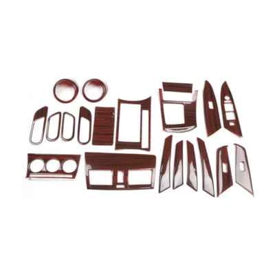 Adhesivos para adornos interiores de coche accesorios de grano de madera ABS para Mazda 3 2010-2013 Foto 1 de 4