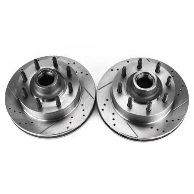 Conjunto de rotor de freio a disco PowerStop - Compatível com Ford Excursion 2000-2002, Ford F-250 Super - Imagem 1 de 4
