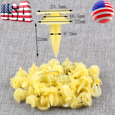 50pcs Door Trim Panel Fastener Fender Clips For Chevrolet El Camino 1978-1981 - Image 1 of 4