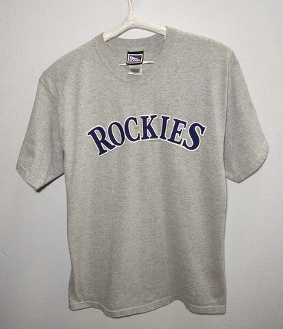 Vintage 1999 Pro Player MLB Colorado Rockies Short Sleeve T Shirt, Men's Large Cover
