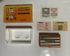 Donkey Kong Multi Screen Nintendo Game & Watch Completo - Foto 1 di 16