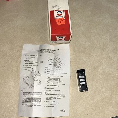 NOS GM Delco 1990 Lumina Ciera 别克 Century 2.5L EPROM ECU 排放芯片 — 第 1/4 张图片
