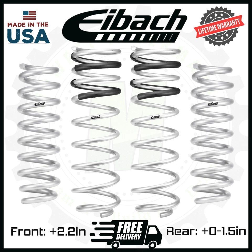 Kit de elevación de resortes delanteros y traseros Eibach Pro para Ford F-150 Raptor 2021-2025 Foto 1 de 2