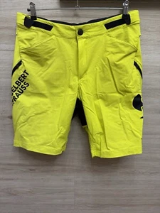 Engelbert Strauss Yellow Cargo Lightweight Stretch Shorts Mens Size EU 52 US 36R - Picture 1 of 6
