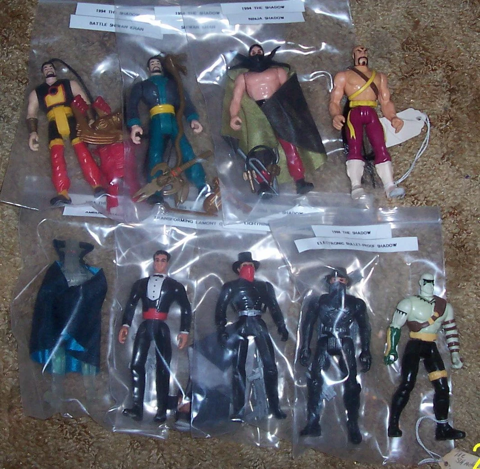 1994 Kenner The Shadow 9 Action figure Collection Lot Rare HTF - Image 1 of 1