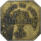 [#1280243] Frankreich, Hôtel Economat, Aciéries de Longwy, 5 Centimes, 1883, S+,