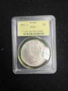 1883 O- Morgan Silver Dollar- MS64- PCGS- OGH - Picture 1 of 2