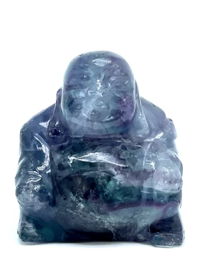 Chinese Carved Agate Happy Lucky Miniature Buddha Figurine - Image 1 of 4