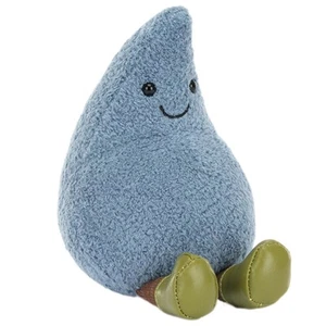 AMUSEABLES HAPPY RAINDROP Cute Jelly Cat Soft Plush Toy With Dust Bag & Tag - Picture 1 of 12