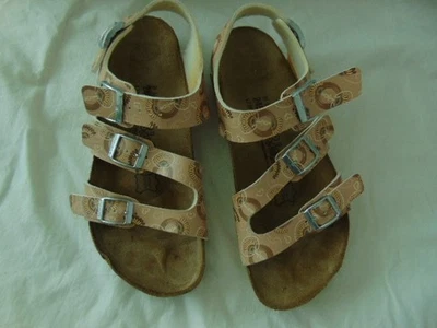 Sandalias Birkenstock Birki's Canberra color tostado/crema 4 correas para mujer EU 38 Foto 1 de 4