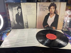 BRUCE SPRINGSTEEN Darkness On The Edge Of Town LP EX 1978 JC 35318 Lyric Inner - Picture 1 of 2