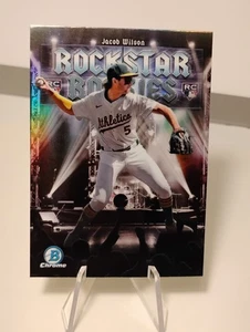 2025 Bowman - Rockstar Rookies Jacob Wilson #RR-16 (RC) - Picture 1 of 4