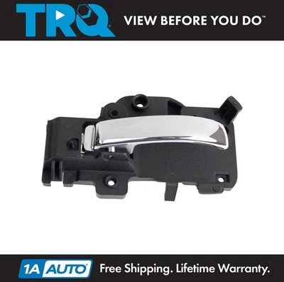 TRQ Rear Right Interior Door Handle Chrome For 2009-2017 Jeep Compass Patriot - Image 1 of 3
