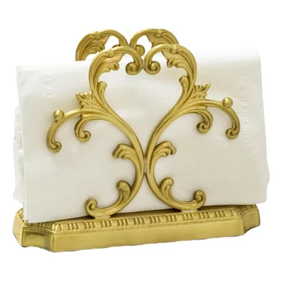 Luxurious Gold Napkin Holder for TableBrass Napkin Holders for Paper Napkins ... - Image 1 of 4