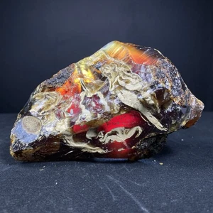 153GR TOP INDONESIAN NATURAL AMBER ROUGH - AMBER FOR COLLECTOR - MUSEUM QUALITY - Picture 1 of 16