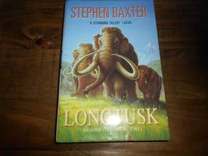 Longtusk by Stephen Baxter. 1st UK edition. Fine/ Fine. Mammoth Book Two. - Picture 1 of 4
