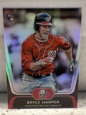 Cartão de beisebol 2012 Bowman Platinum Bryce Harper novato controle remoto - Imagem 1 de 2