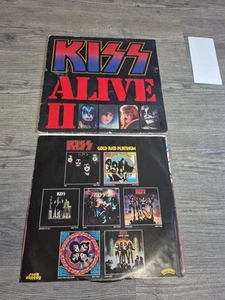 KISS - ALIVE II - ORIGINAL 1977 CASABLANCA 2 LPs Damged Record See Pics - Picture 1 of 9