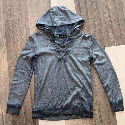 Y2K Vibe! Sudadera con capucha con cordones lavado ácido azul casi famosa - para mujer talla M Foto 1 de 4