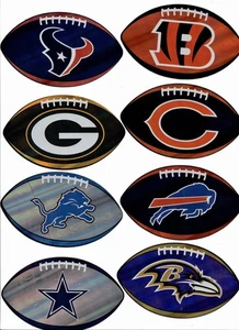 NFL Prismatic Football Stickers lot [17 vending machine stickers] 2009 NFLP - Picture 1 of 2