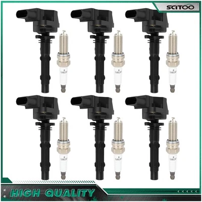 Ignition Coils & Spark Plugs For Mercedes-Benz E350 C350 ML350 3.5L 2006-2011 - Image 1 of 4