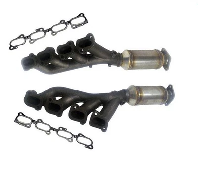 Convertidor catalítico colector izquierdo y derecho para Cadillac SRX 04-09 4,6 L Foto 1 de 4