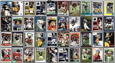 Lote mixto de 100 tarjetas deportivas de fútbol americano 1981-2018 Cincinnati Bengals Foto 1 de 3