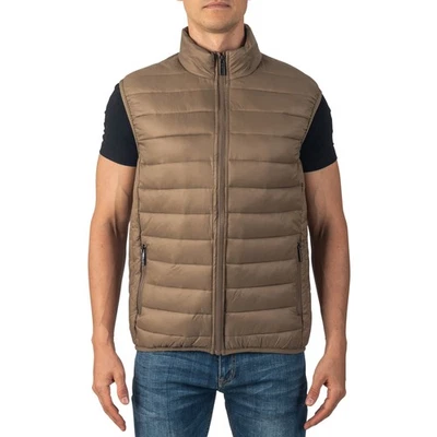 Chaleco acolchado Alpine Swiss Clark para hombre alternativo resistente al agua empaquetable Foto 1 de 4
