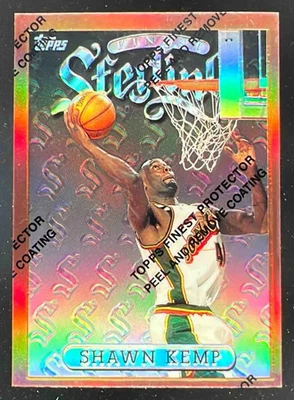 1996-97 Topps Finest Bronze Refractor #14 Shawn Kemp - Изображение 1 из 2
