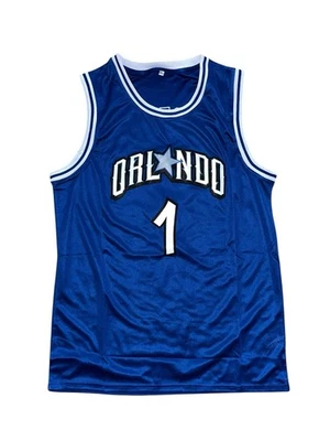 Camiseta cosida Anfernee Hardaway Orlando Magic #1 grande para hombre NUEVA Foto 1 de 2
