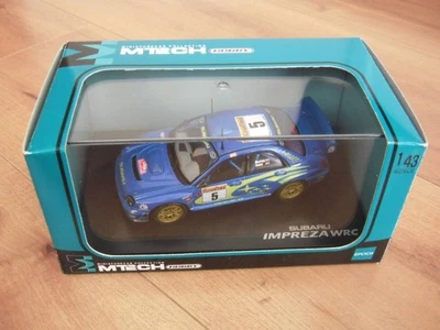 Epoca M TECH Subaru Impreza WRC auto in miniatura blu NO.5 #5 SUBARU IMPREZA - Immagine 1 di 4