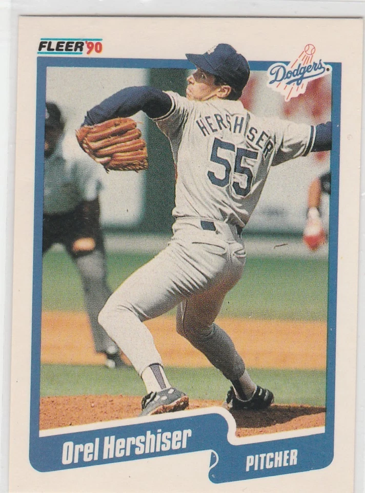 1990 fleer #399 Orel Hershiser DODGERS - Image 1 of 1