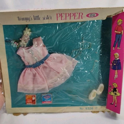 Conjunto Muñeca Hermanita Tommy's Vintage Ideal Pepper No. 9326 Foto 1 de 4
