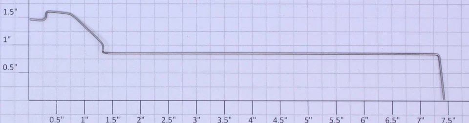 Lionel 8352-22 GP-20 Right Hand Long Handrail (1) - Image 1 of 1