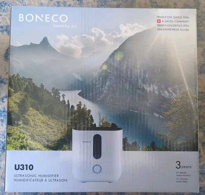 BONECO U310 2 in 1 Top Fill Warm Mist Ultrasonic Plastic Humidifier Auto Shutoff - Image 1 of 3