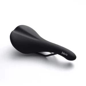 Fabric Scoop Sport Radius Saddle with Steel Rails Black FSD-13 - Picture 1 of 6