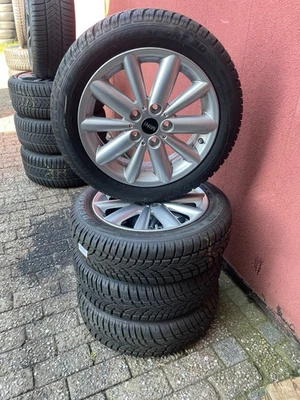 4x Orgi. Mini Cooper F55 56  Kompletträder Winter Alu-Felgen 5,5x 16zoll 5x112 J - Bild 1 von 4