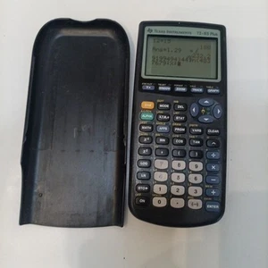 Texas Instruments TI-83 Plus Graphing Calculator W/Cover Tested Gc - Picture 1 of 4