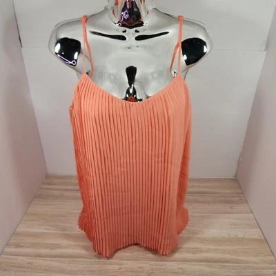 Cato женщин верхний размер женщин L коралл персиковый камзол блузка, регулируемые ремни - Изображение 1 из 4