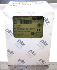 Pilz PZE 9 24V DC 8n/o 1n/c Safety Relay Expander Module OPEN BOX W/INSTRUCTIONS - Picture 1 of 6
